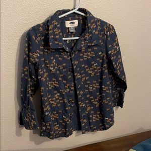 Moose button down shirt